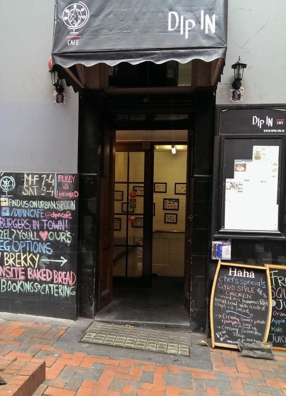 cafe entrance